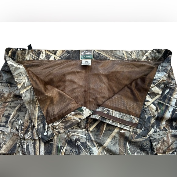 Drake Waterfowl Systems Mens 44-46 2XL Camo Pants Realtree Max-5 Hunting - Picture 3 of 6